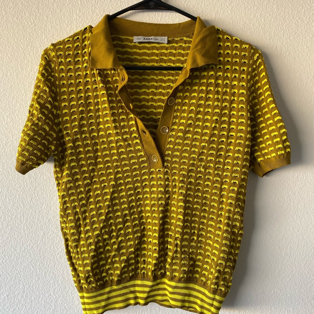 Zara See-through Polo